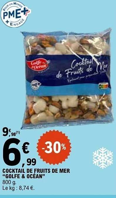 COCKTAIL DE FRUITS DE MER "GOLFE & OCÉAN"