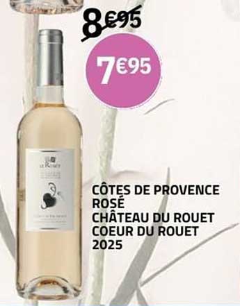 CÔTES DE PROVENCE ROSÉ CHÂTEAU DU ROUET COEUR DU ROUET 2025