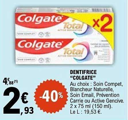 DENTIFRICE “COLGATE”