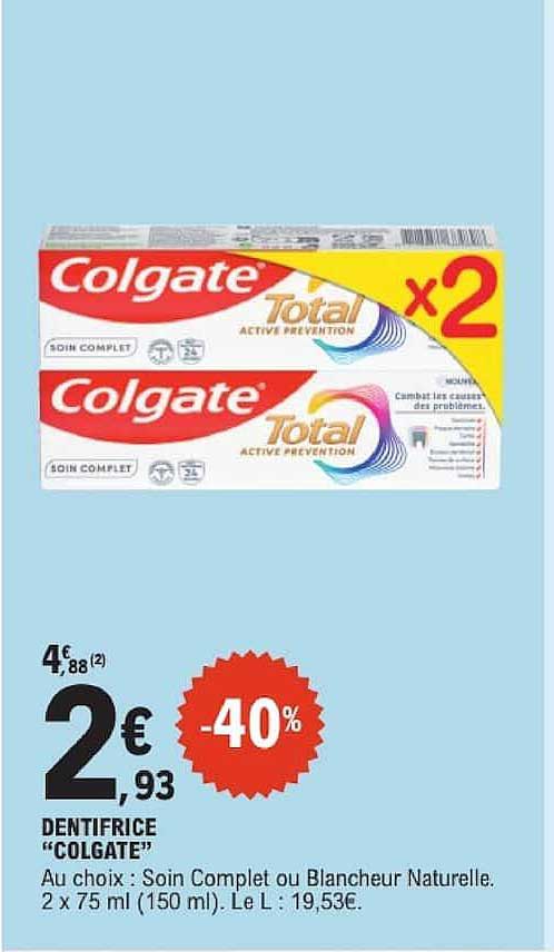 DENTIFRICE “COLGATE”