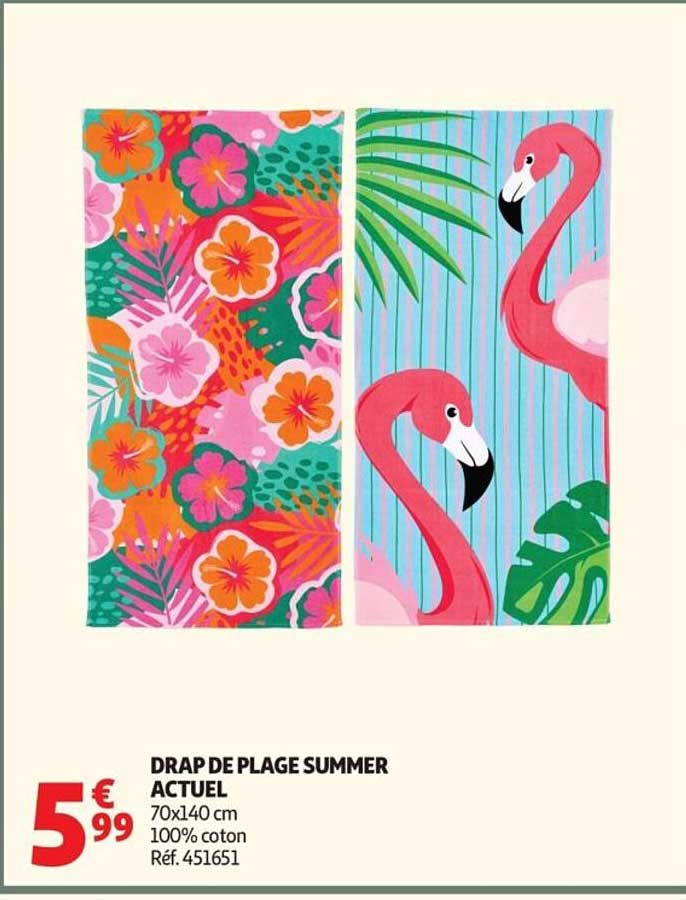 DRAP DE PLAGE SUMMER ACTUEL