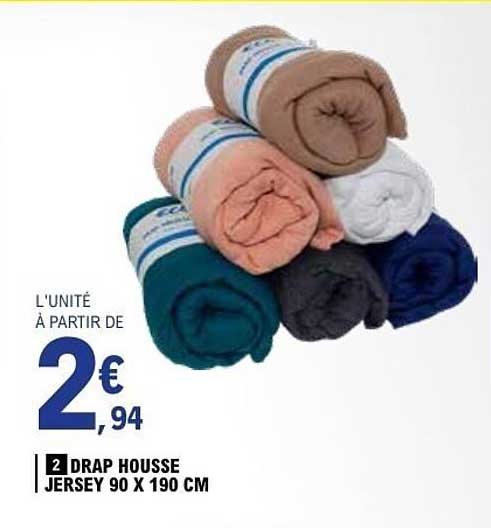DRAP HOUSSE JERSEY 90 X 190 CM