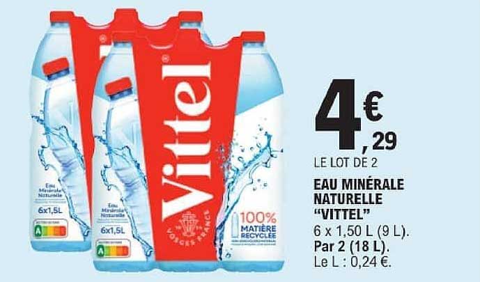 EAU MINERALE NATURELLE "VITTEL"