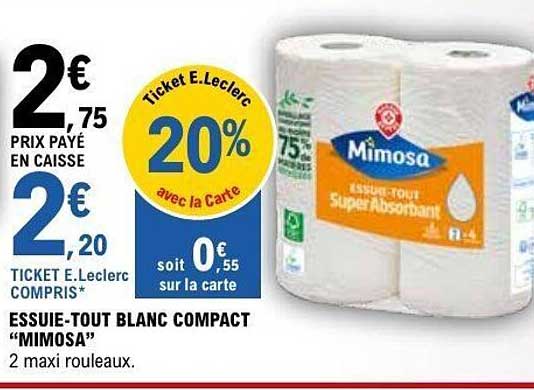 ESSUIE-TOUT BLANC COMPACT “MIMOSA”