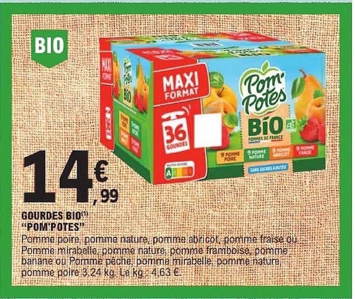 GOURDES BIO “POM'POTES”