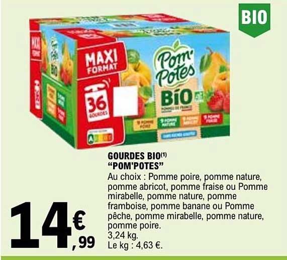 GOURDES BIO(1) “POM’POTES”