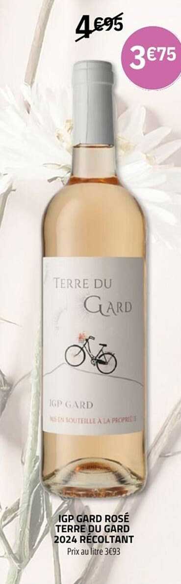 IGP GARD ROSÉ TERRE DU GARD 2024 RÉCOLTANT
