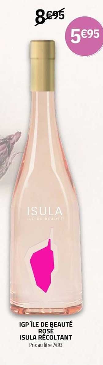 IGP ÎLE DE BEAUTÉ ROSÉ ISULA RÉCOLTANT
