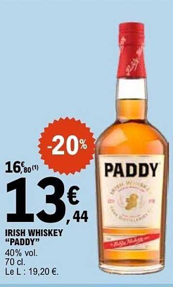 IRISH WHISKEY “PADDY”
