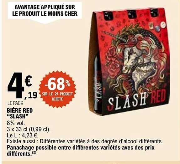 LE PACK BIÈRE RED "SLASH"