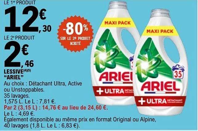 LESSIVE « ARIEL »