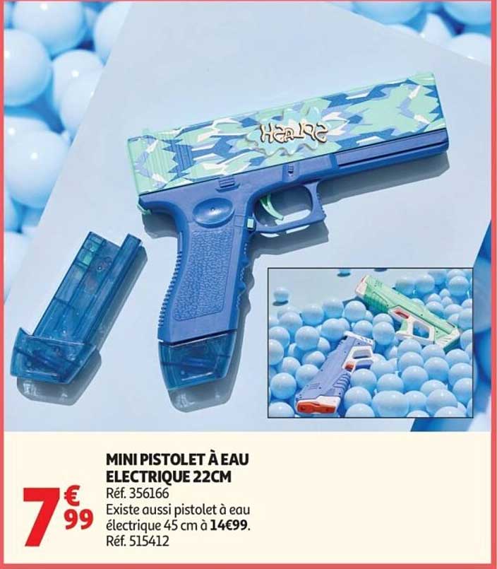 MINI PISTOLET À EAU ÉLECTRIQUE 22CM