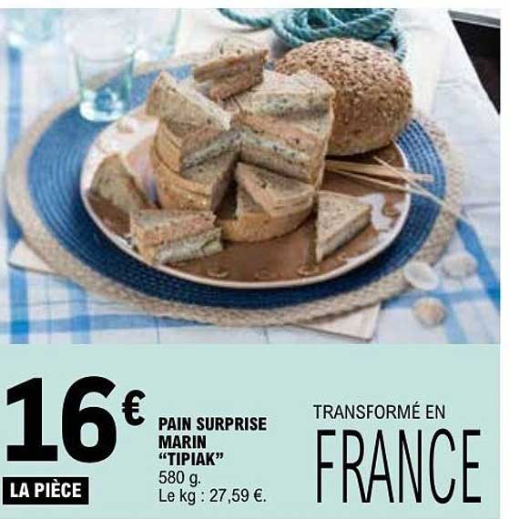 PAIN SURPRISE MARIN “TIPIAK”