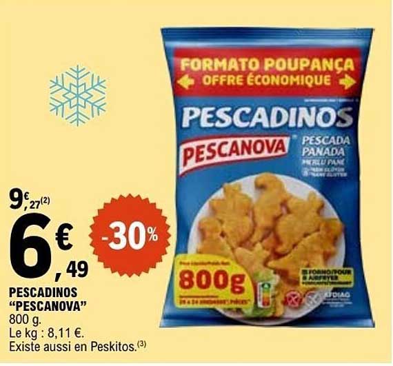 PESCADINOS “PESCANOVA” 800 g