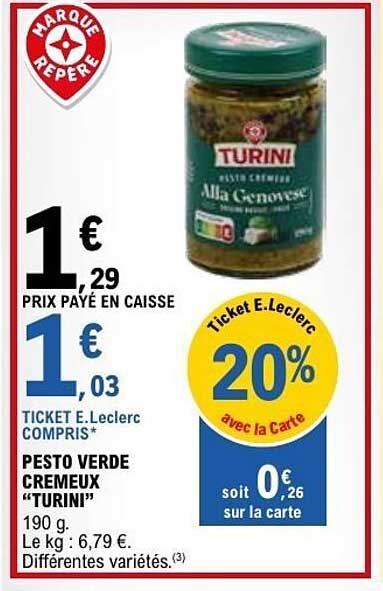 PESTO VERDE CREMEUX “TURINI”