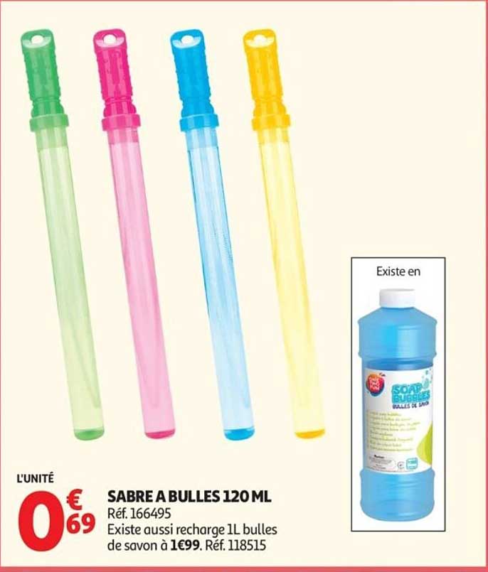 SABRE A BULLES 120 ML