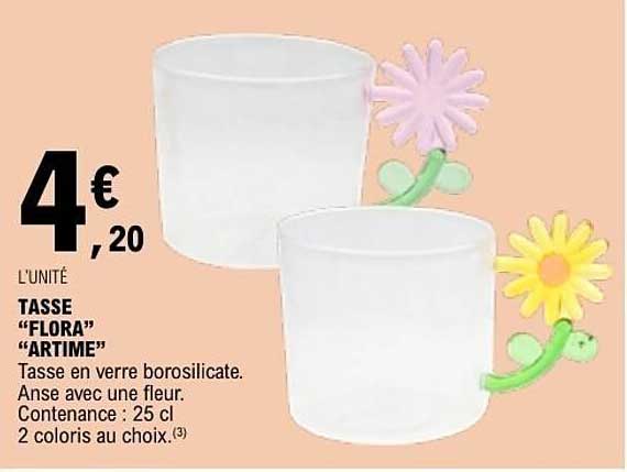 TASSE “FLORA” “ARTIME”