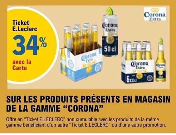 Ticket E.Leclerc 34% avec la Carte