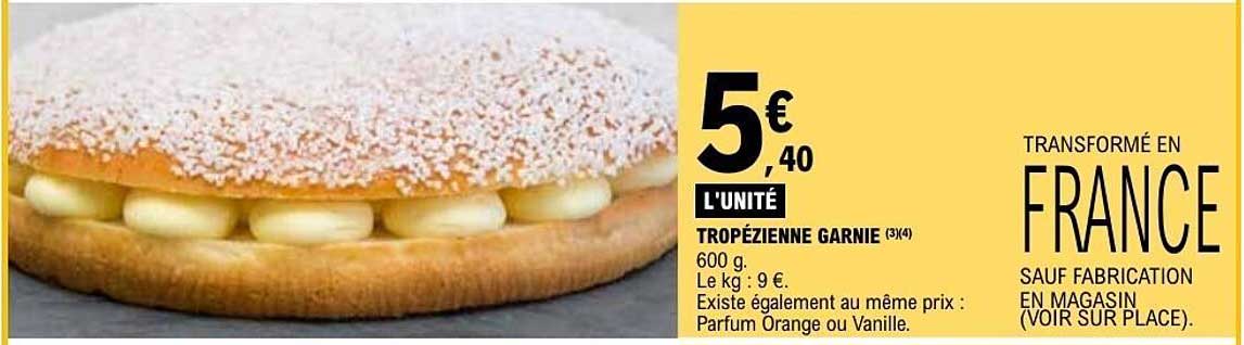TROPÉZIENNE GARNIE