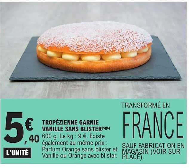 TROPEZIENNE GARNIE VANILLE SANS BLISTER(5)(6)