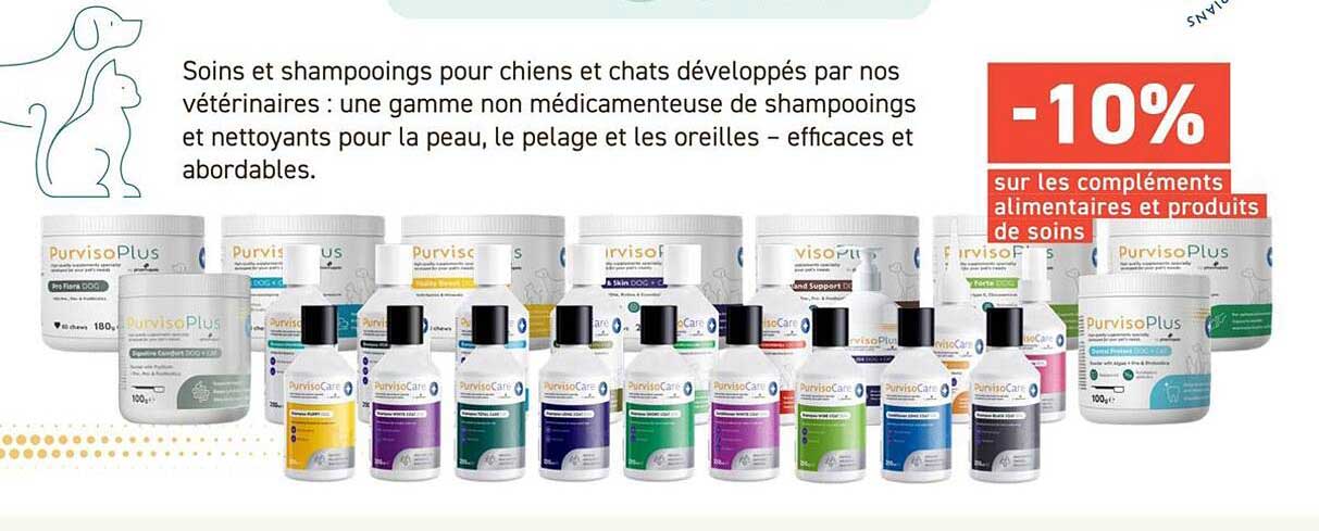 -10% sur les compléments alimentaires et produits de soins