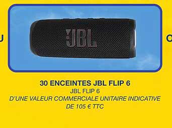 30 ENCEINTES JBL FLIP 6