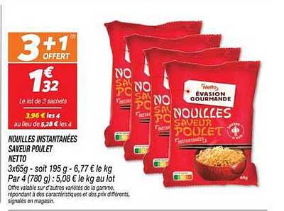 3+1 offert
