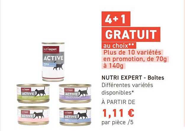 4 + 1 GRATUIT