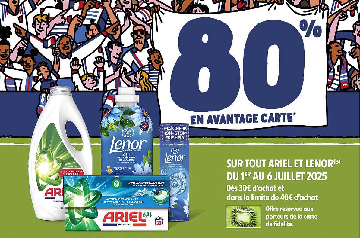 80% EN AVANTAGE CARTE