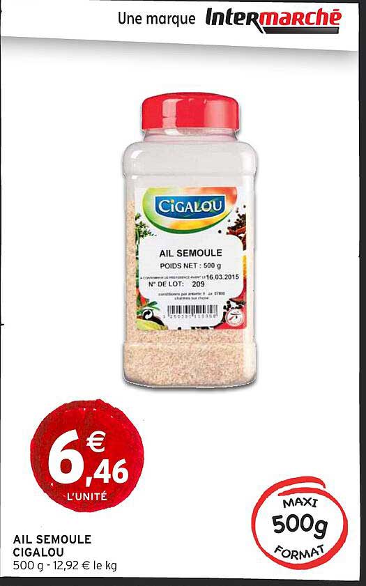 AIL SEMOULE CIGALOU