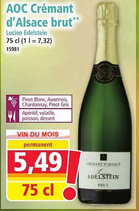 AOC Crémant d'Alsace brut**