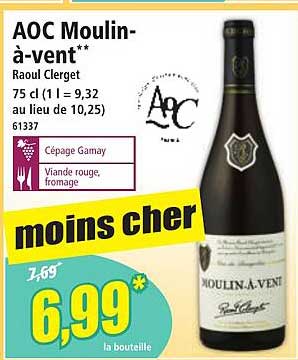 AOC Moulin-à-vent** Raoul Clerget