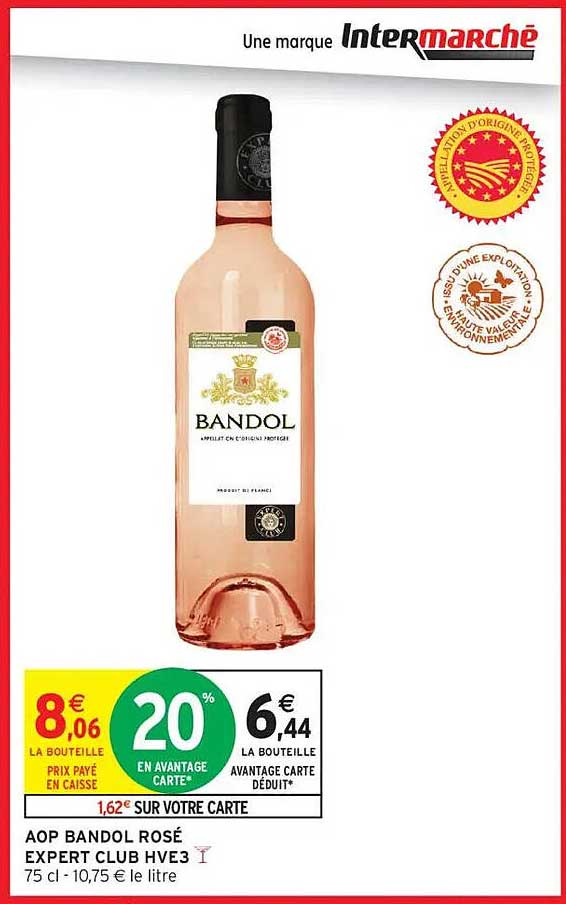 AOP BANDOL ROSÉ EXPERT CLUB HVE3