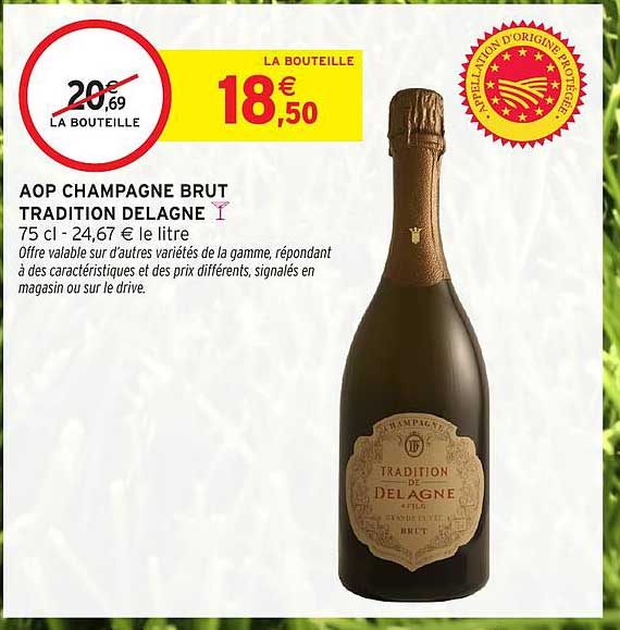 AOP CHAMPAGNE BRUT TRADITION DELAGNE