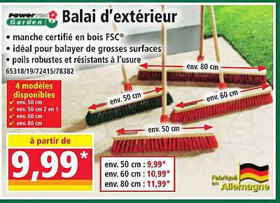 Balai d'extérieur