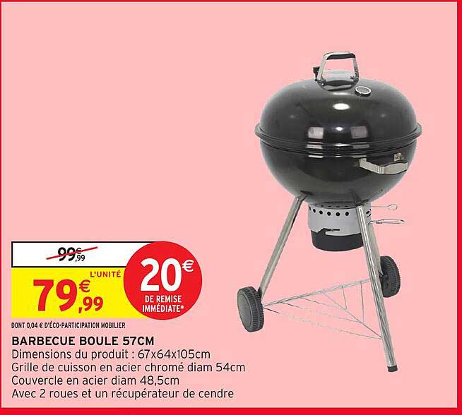 BARBECUE BOULE 57CM
