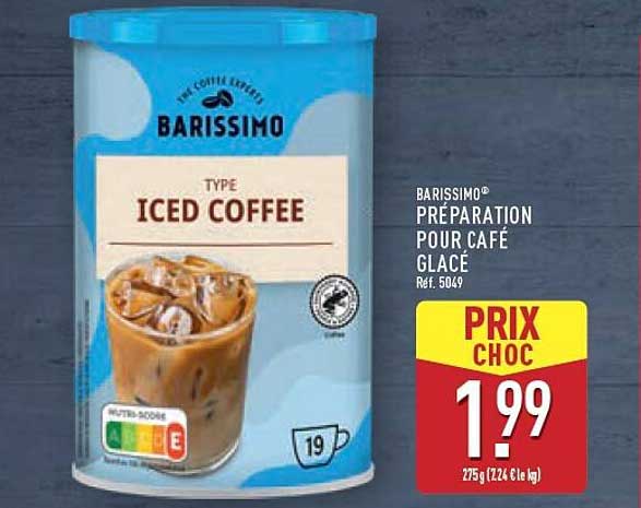 BARISSIMO® PRÉPARATION POUR CAFÉ GLACÉ