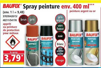 BAUFIX Spray peinture env. 400 ml
