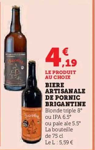 BIERE ARTISANALE DE PORNIC BRIGANTINE