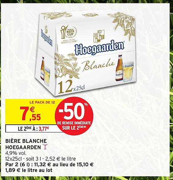 BIÈRE BLANCHE HOEGAARDEN