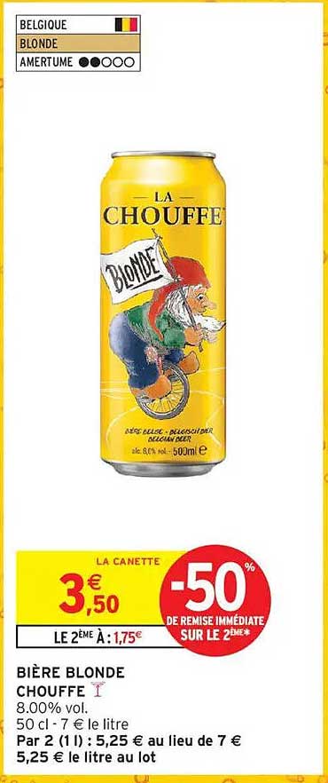 BIÈRE BLONDE CHOUFFE