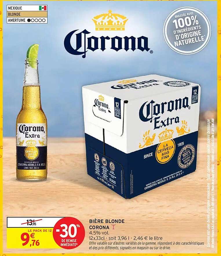 BIÈRE BLONDE CORONA