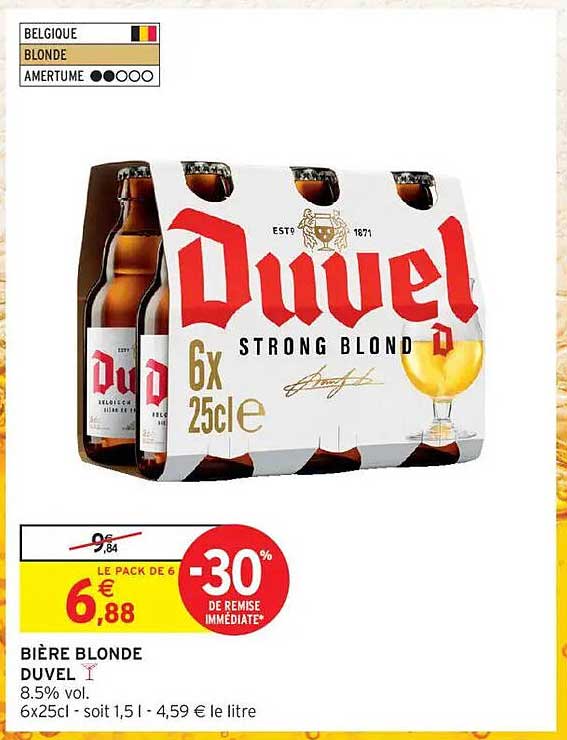 BIÈRE BLONDE DUVEL
