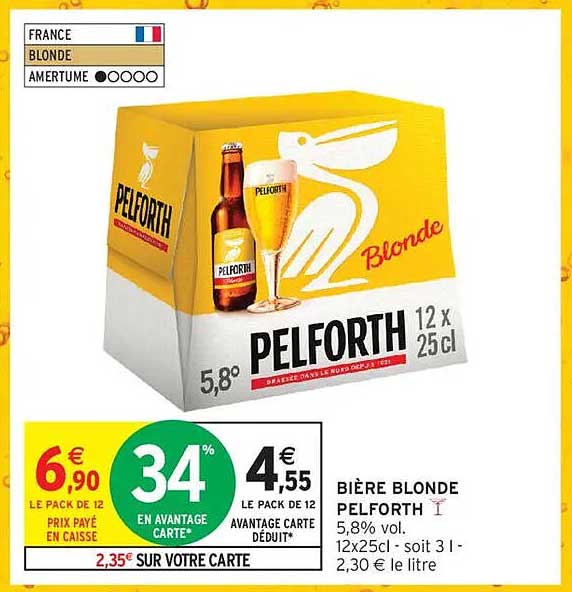 BIÈRE BLONDE PELFORTH