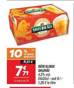 BIÈRE BLONDE SHILBRÄU