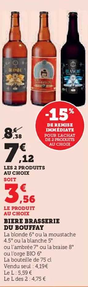 Bière Brasserie du Bouffay