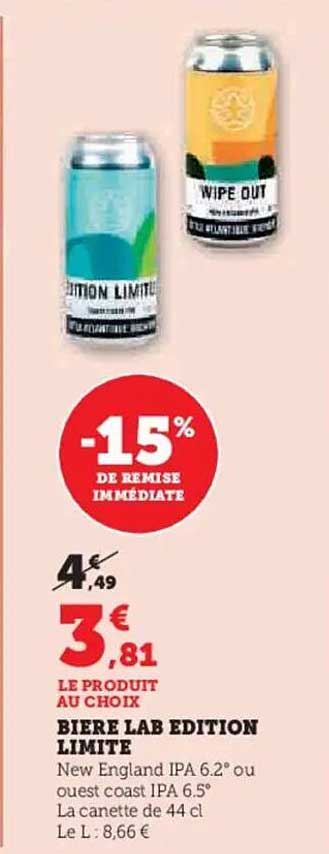 BIERE LAB EDITION LIMITEE
