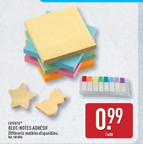 BLOC-NOTES ADHÉSIF