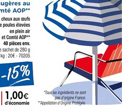 Boudoirs aux choux aux œufs de poules élevées en plein air et Comté AOP**