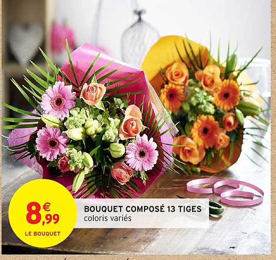 BOUQUET COMPOSÉ 13 TIGES